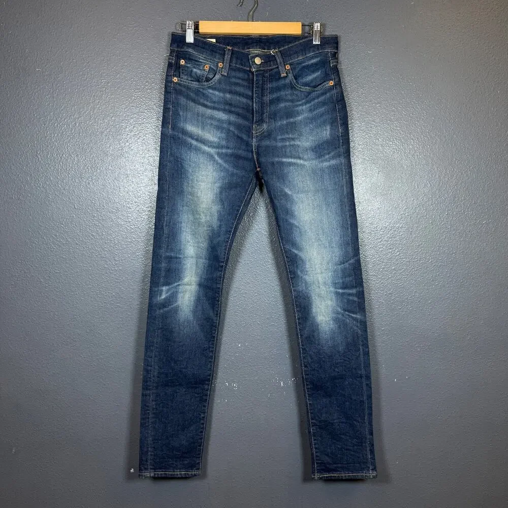 Levi’s 30/34 men’s blue denim jeans Big E Premium lot 510